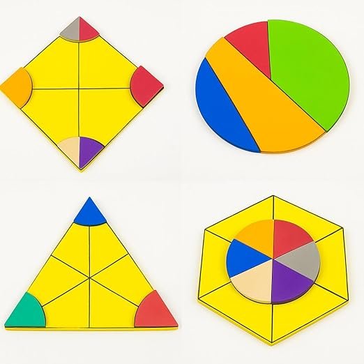 AVISHKAR INDIA Premium 4-in-1 Geometry Combo Kit with Magnetic Board