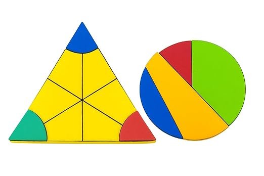 AVISHKAR India Triangle + Circle Geometry Combo Kit with Magnetic Board